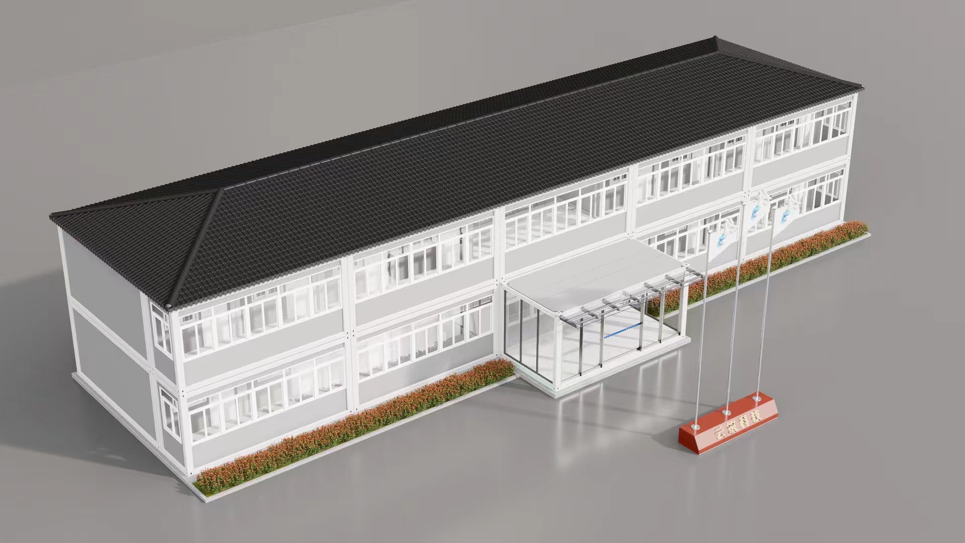 装配式打包箱房，快速搭建工地临建办公住宿用房